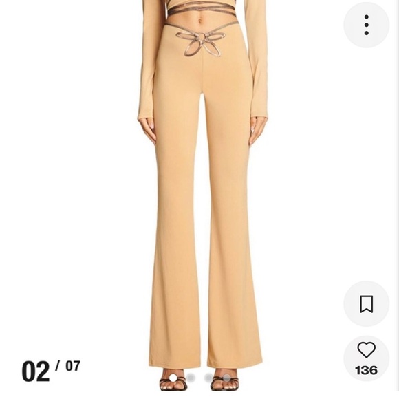 I.AM.GIA authentic Renalee Flare Pants in tan beige - Picture 5 of 7